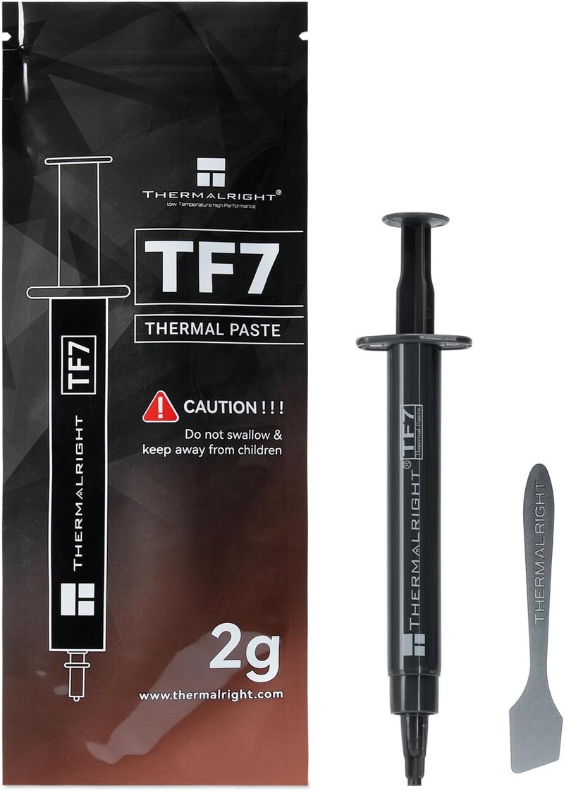 ITleads TF7 CPU Thermal Paste- 2Gram-Thermal Paste Thermal Conductivity 12.8W/m.k Heatsink Grease, High Durability for All heatsinks CPU Coolers | 1-Pack - Image 1